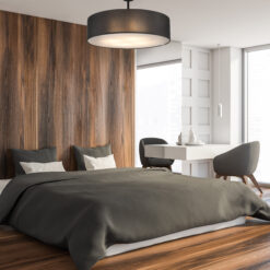 RONDO BLACK LAMPA SUFITOWA 4  600