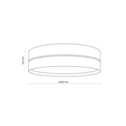 HILTON BLACK/GOLD LAMPA SUFITOWA 4