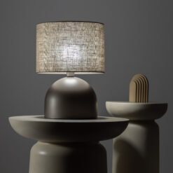 TAMI NEW BROWN LAMPKA NOCNA 1XE27