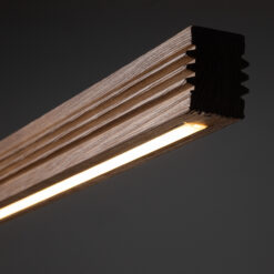 VIGA WOOD LED SOSNA SZCZOTKOWANA ORZECH LAMPA SUFITOWA