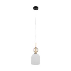 SOPHIA COGNAC WHITE LAMPA WISZACA 1XE14