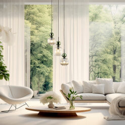 SOPHIA GREEN COGNAC LAMPA WISZĄCA 3XE14