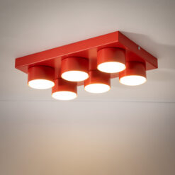 BRIX RED LAMPA SUFITOWA 6XGX53