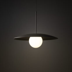 SLATE NEW BROWN GLASS LAMPA WISZĄCA1XE27