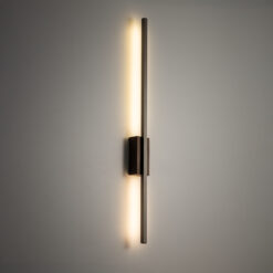 FLASH NEW BROWN WOOD KINKIET M 1 LED