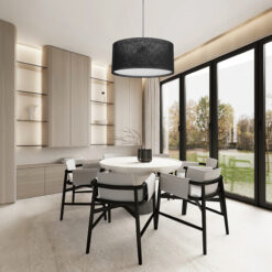 LARGO BLACK LAMPA WISZĄCA 3XE27