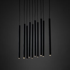 FERRO BLACK LAMPA WISZĄCA 10XG9 LISTWA