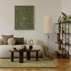 FIENO NEW BROWN LAMPA PODŁOGOWA 1XE27