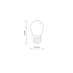 ŻARÓWKA E27 CLEAR 6W 3000 K DIMMABLE