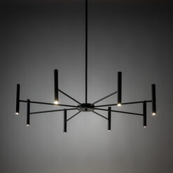 NIVA BLACK LAMPA WISZĄCA LED 40W