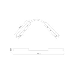 MAGNETIC EASY ŁĄCZNIK ELASTYCZNY WHITE