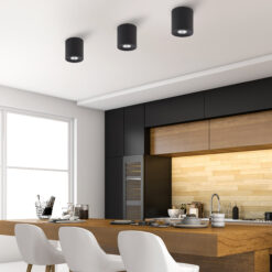 ORION M BLACK LAMPA SUFITOWA 1 PŁ