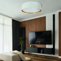 BILBAO WHITE/GOLD LAMPA SUFITOWA 4  600