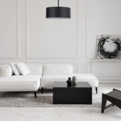 RONDO BLACK LAMPA SUFITOWA 4  450