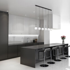 MARTIN BLACK WHITE LAMPA WISZĄCA 6