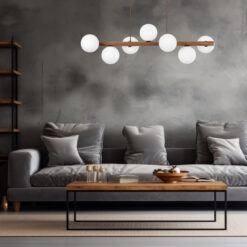 ESTERA WOOD ORZECH LAMPA WISZACA 7