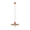 SILA SABIA BROWN 1XE27 LAMPA WISZĄCA 400