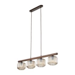 SALVIA BROWN LAMPA WISZACA 4XE14