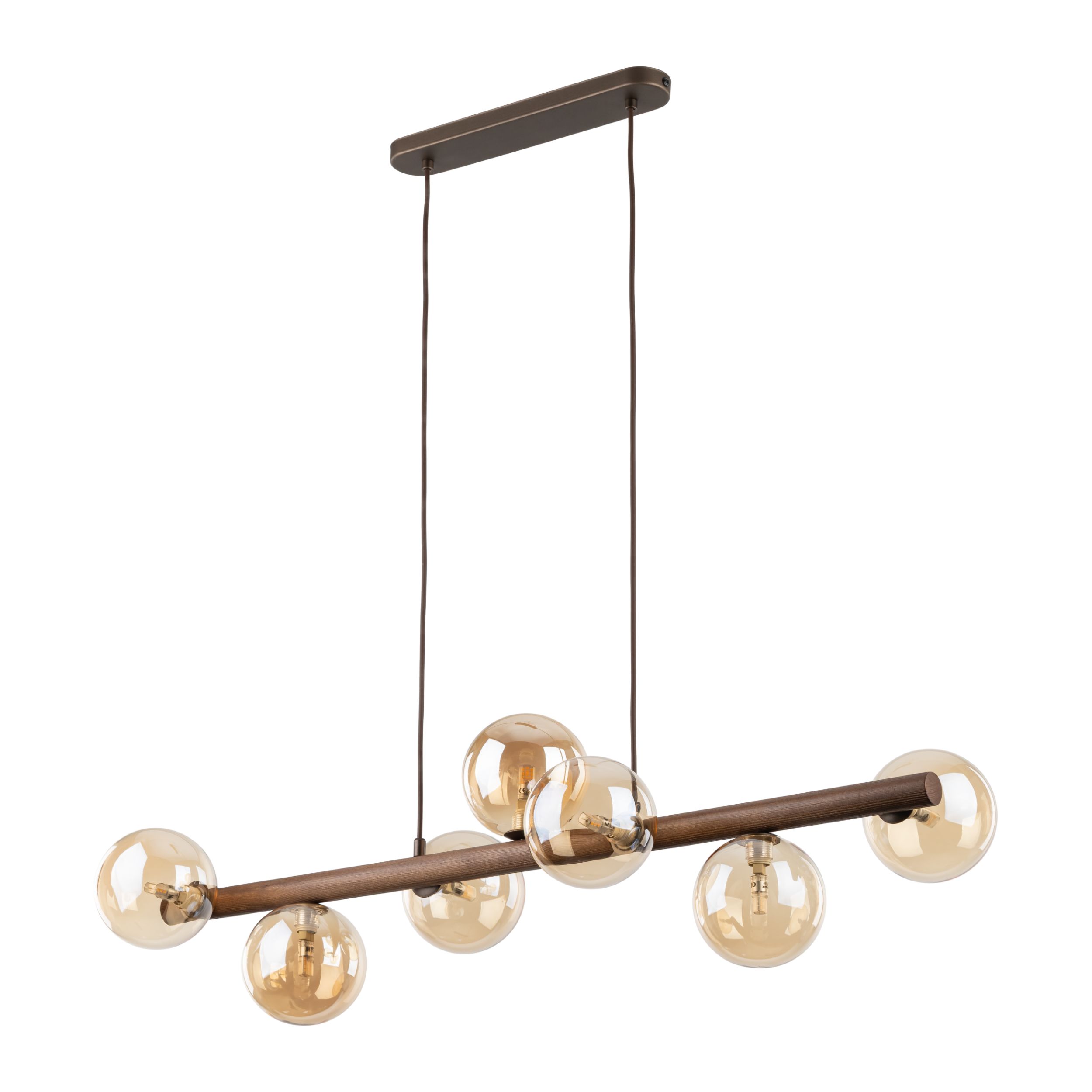 ESTERA WOOD ORZECH BURSZTYN LAMPA WISZĄCA 7XG9 ESTERA WOOD ORZECH BURSZTYN LAMPA WISZĄCA 7XG9