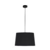 RONDO BLACK LAMPA SUFITOWA 4  600