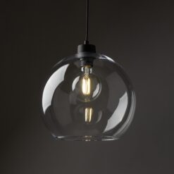 CUBUS LAMPA WISZĄCA 1 PŁ TRANSPARENT