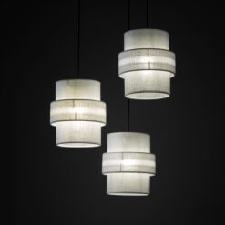 CALISTO WHITE LAMPA WISZĄCA 3 KOŁO