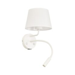 MAJA WHITE KINKIET 2 E27 + G9 + USB