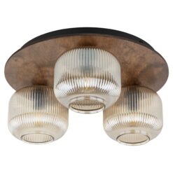 SALVIA BROWN LAMPA SUFITOWA 3XE14