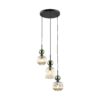 SOPHIA GREEN COGNAC LAMPA WISZĄCA 5XE14