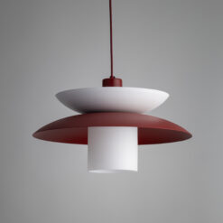 VERADO BURGUND 1 LAMPA WISZĄCA