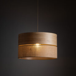 DORMA WOOD JUTA LAMPA WISZĄCA 1XE27