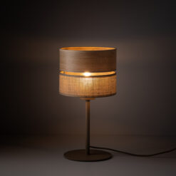 DORMA WOOD JUTA LAMPKA NOCNA 1XE27