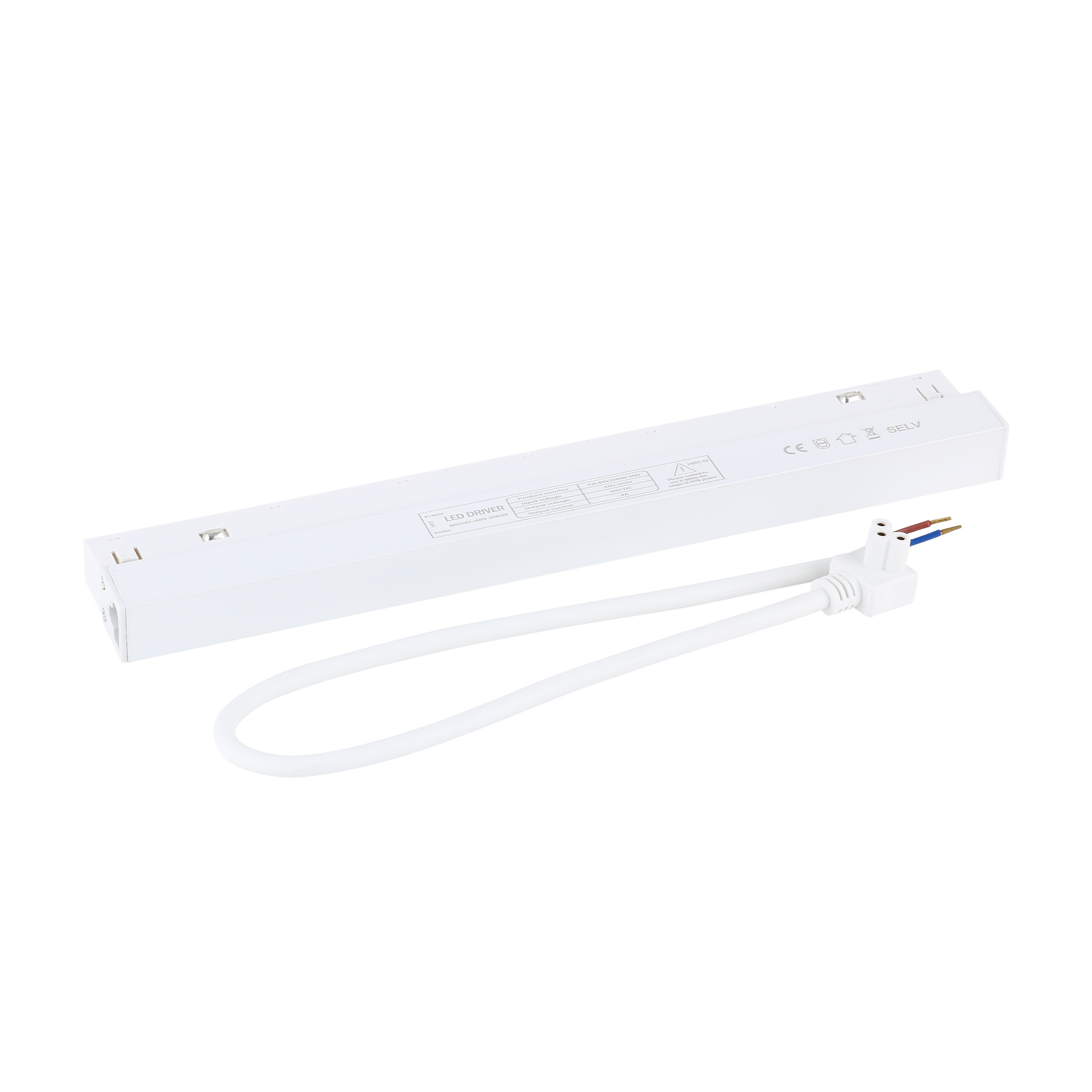 MAGNETIC EASY ZASILACZ WHITE WPINANY W SZYNE 200 W MAGNETIC EASY ZASILACZ WHITE WPINANY W SZYNE 200 W