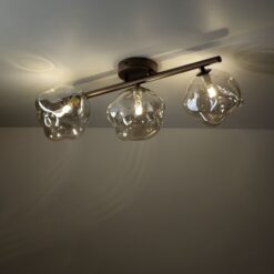 LAVA BROWN LAMPA SUFITOWA 3XG9