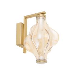 ELVA BRASS KINKIET LED 8W