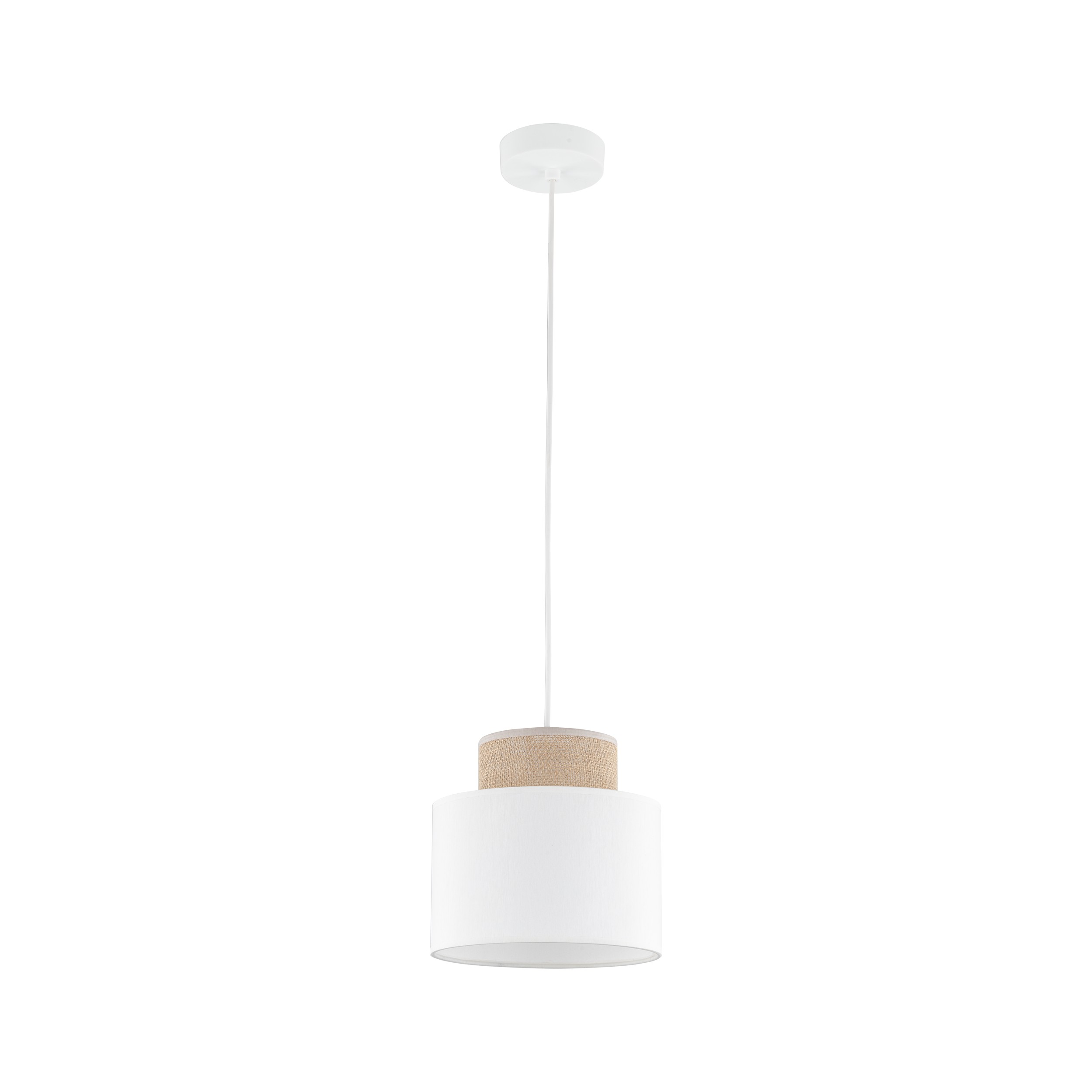 DUO WHITE JUTA LAMPA WISZĄCA 1 DUO WHITE JUTA LAMPA WISZĄCA 1