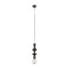 TOWER BROWN LAMPA WISZACA 1XE27