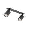 NEX BLACK 3XGU10 LAMPA SUFITOWA PODTYNKOWA