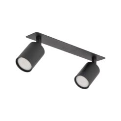 NEX BLACK 2XGU10 LAMPA SUFITOWA PODTYNKOWA