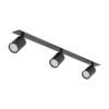 NEX BLACK 3XGU10 LAMPA SUFITOWA PODTYNKOWA