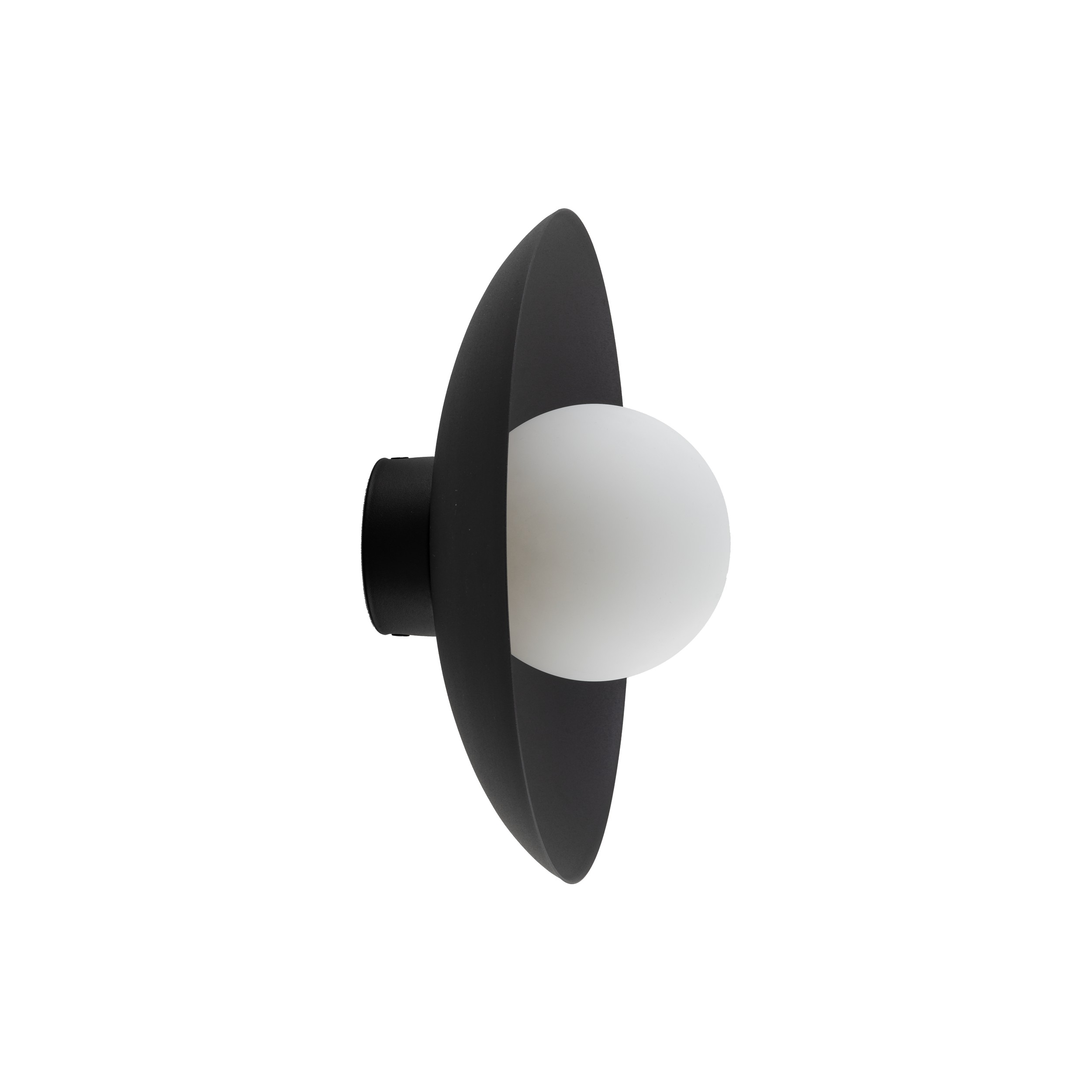 SLATE BLACK GLASS KINKIET 1XG9 SLATE BLACK GLASS KINKIET 1XG9