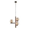 ESTERA WOOD ORZECH BURSZTYN LAMPA SUFITOWA 4XG9 ESTERA WOOD ORZECH BURSZTYN LAMPA SUFITOWA 4XG9