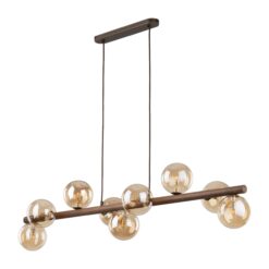 ESTERA WOOD ORZECH BURSZTYN LAMPA WISZACA 9XG9 ESTERA WOOD ORZECH BURSZTYN LAMPA WISZACA 9XG9