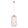 SOPHIA BIG GREEN COGNAC LAMPA WISZĄCA 1XE27