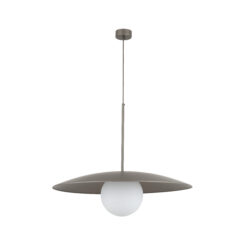 SLATE NEW BROWN GLASS LAMPA WISZĄCA1XE27