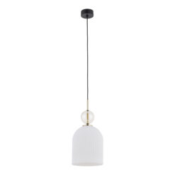 SOPHIA BIG COGNAC WHITE LAMPA WISZĄCA 1XE27