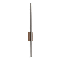 FLASH NEW BROWN WOOD KINKIET M 1 LED