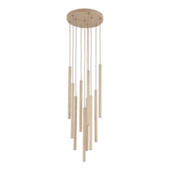 FERRO SABIA CHAMPAGNE LAMPA WISZĄCA 10XG9 KOŁO
