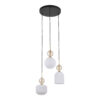 SOPHIA COGNAC WHITE LAMPA WISZACA 5XE14
