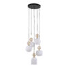 SOPHIA COGNAC WHITE LAMPA WISZACA 5XE14
